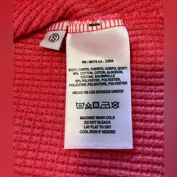 T.La Anthropologie Waffle Knit Tie Dye top - Picture 5 of 9